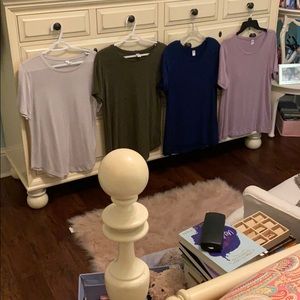 Old Navy Luxe Shirts ALL 4 size small